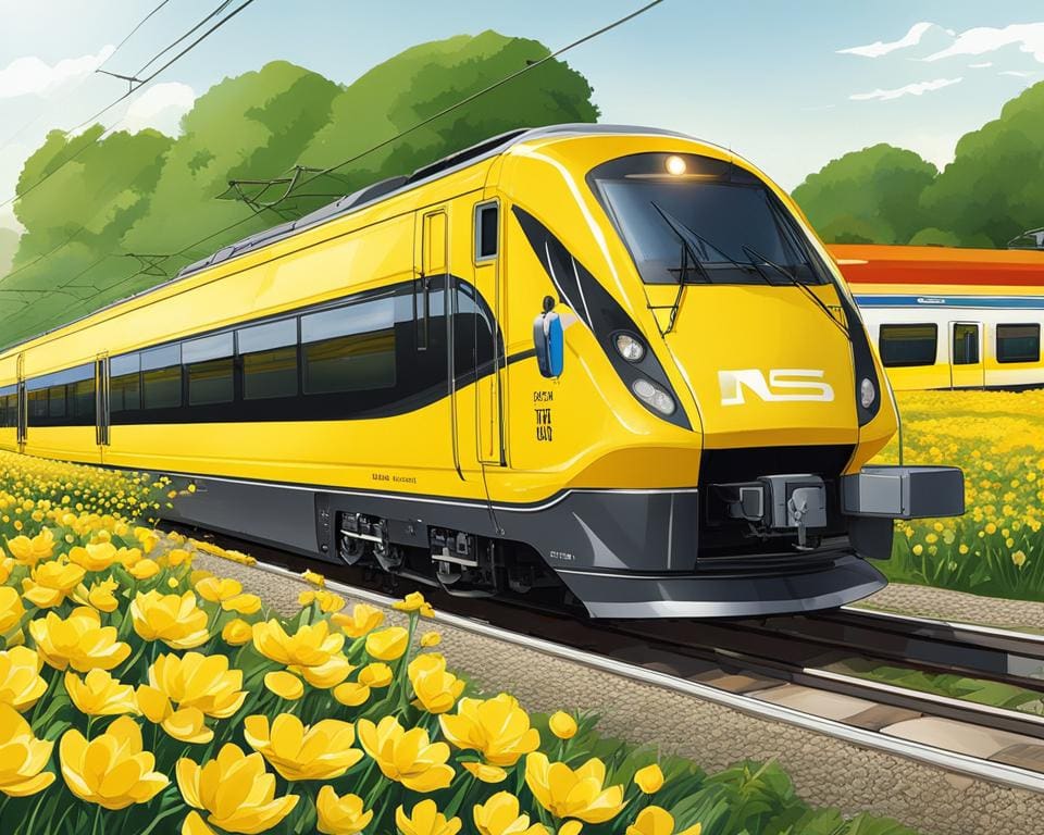 NS trein in Nederland