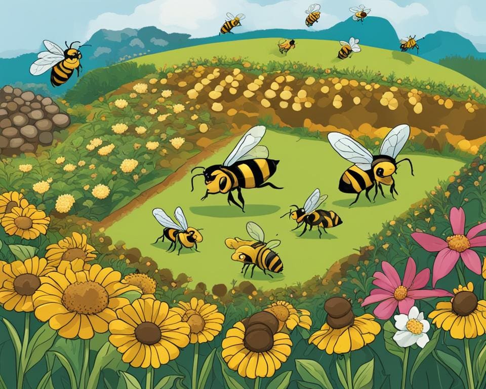 impact van bijen op voedselproductie