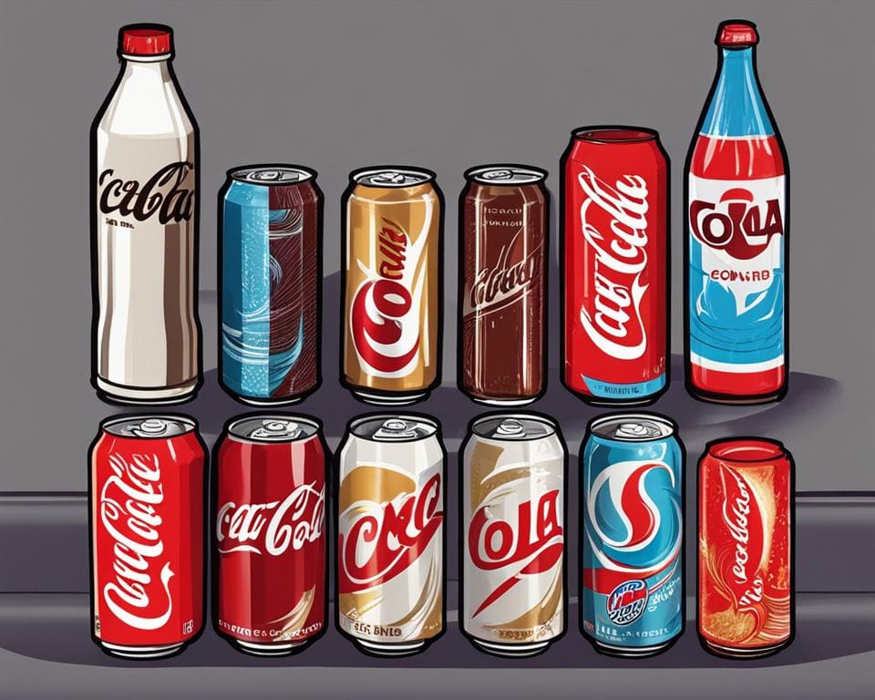 impact van veranderingen van cola blikjes