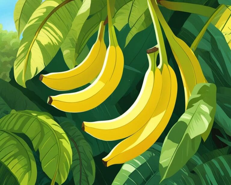 waarom zijn bananen krom zon