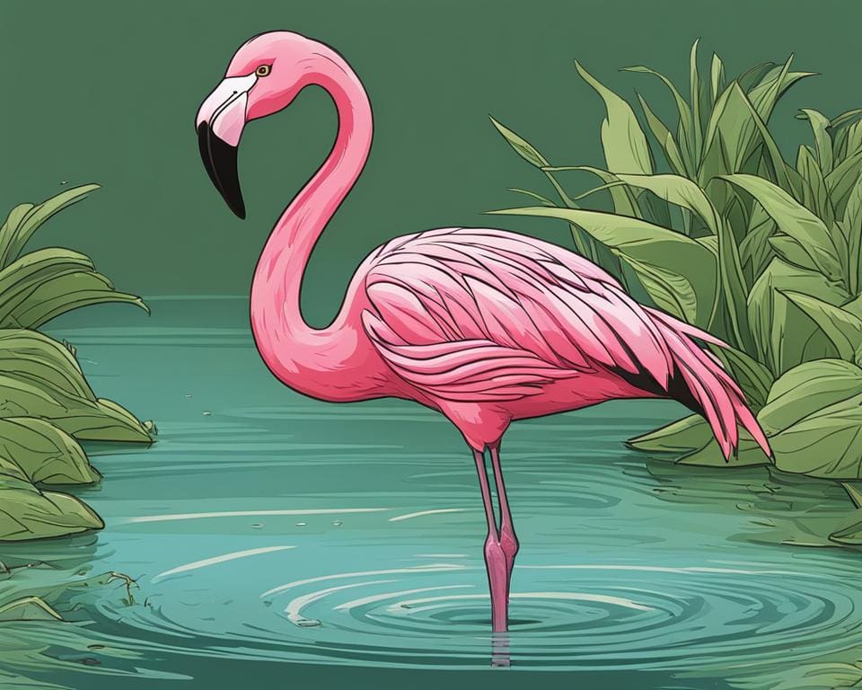 waarom zijn flamingo roze