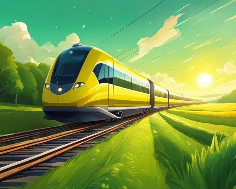 waarom zijn treinen geel