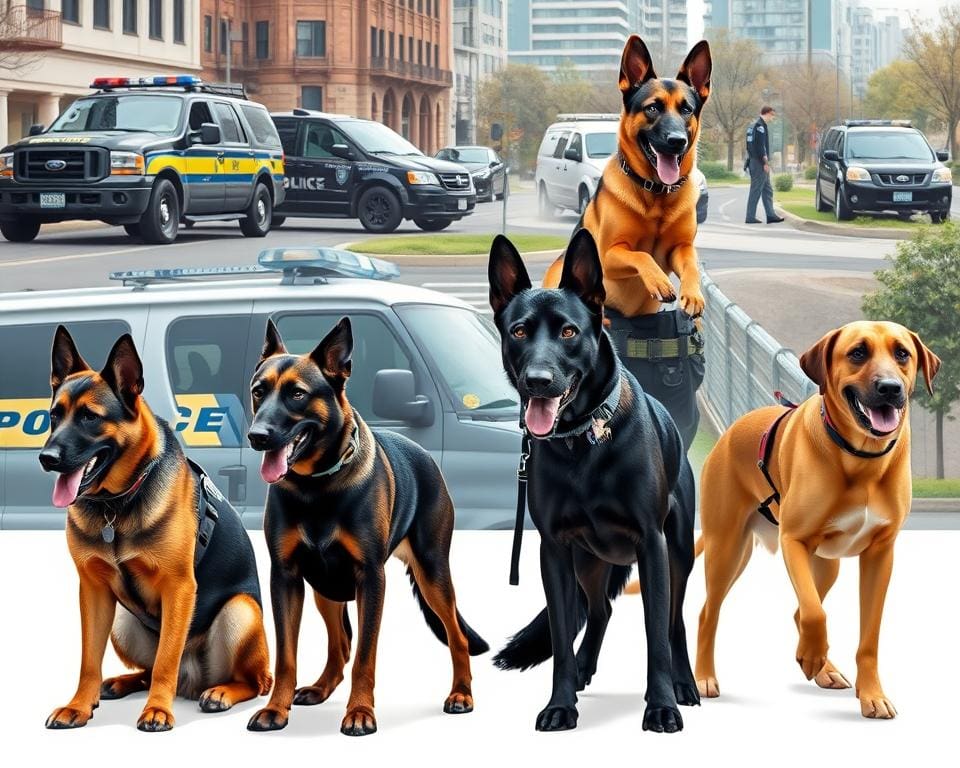 Politiehonden en hun specialisaties