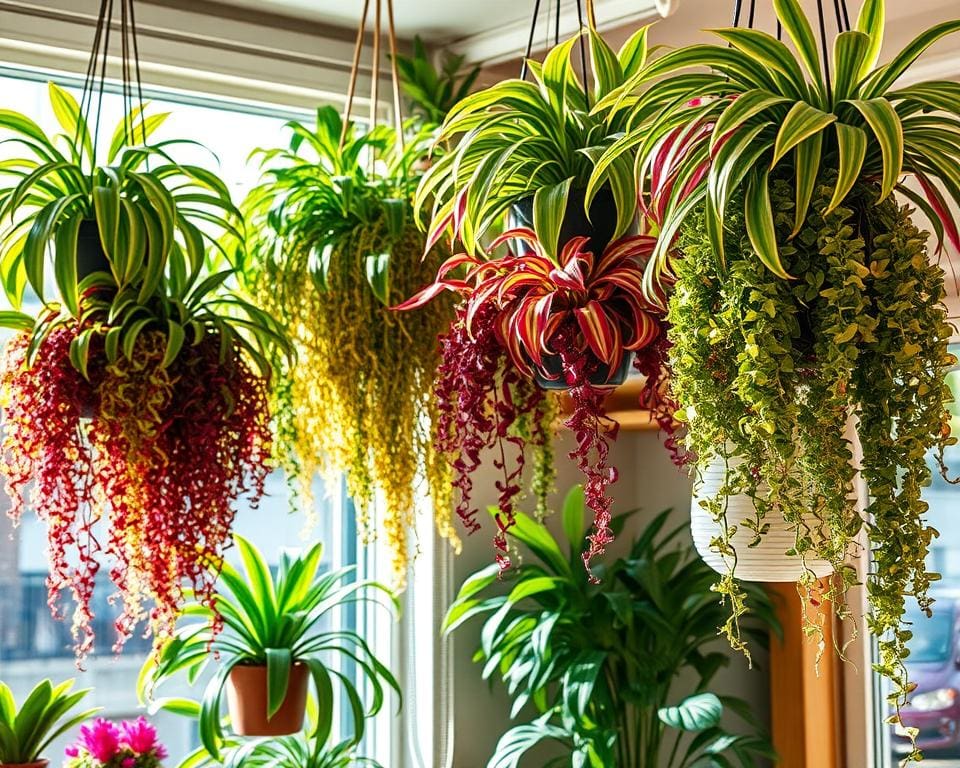 Hangplanten die kleur en leven brengen in je woning