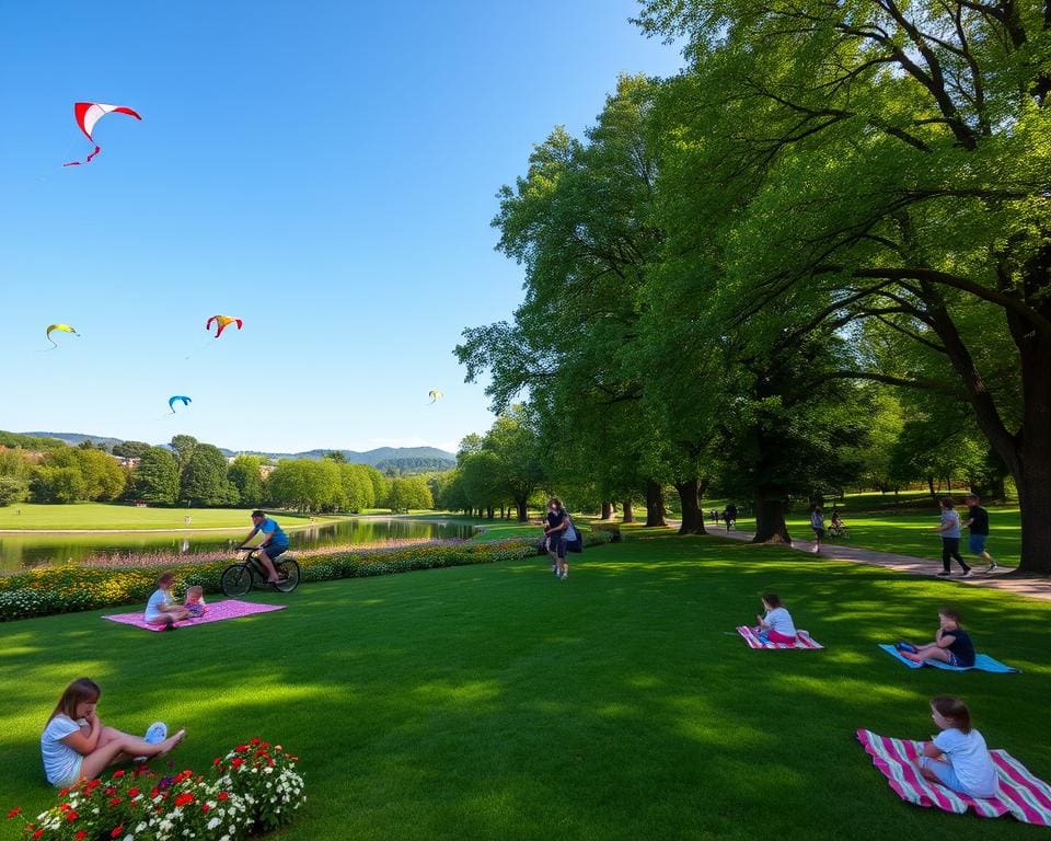 Parkmiddag vol outdoor activiteiten en natuurschoon