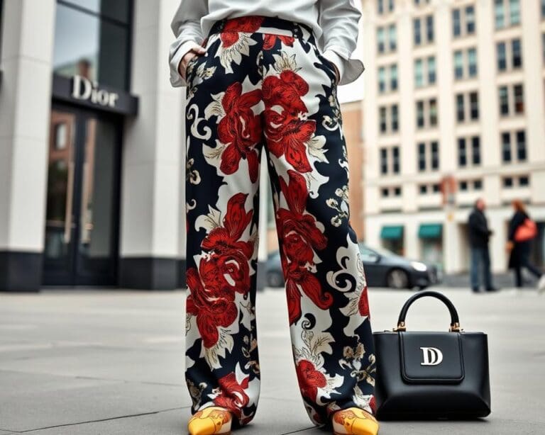 Dior oversized pantalons: Gedurfd en elegant in één